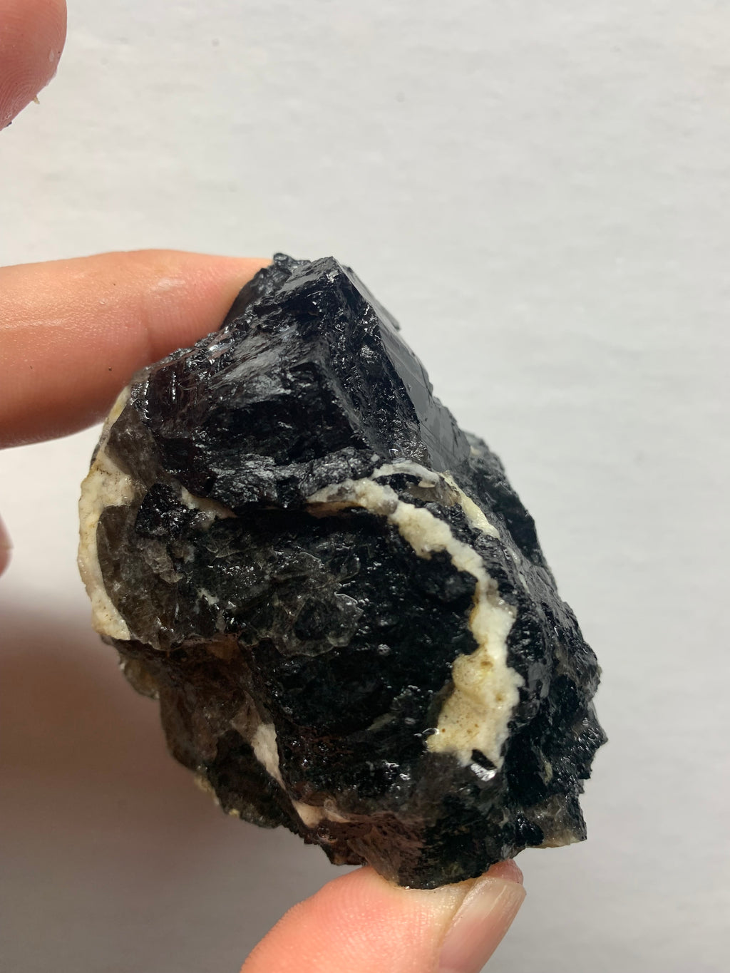 Maine Mt. Mica Black Tourmaline in Quartz & Feldspar Matrix | Maine Schorl Crystal Specimen | Large Raw Mineral | Collector Display Piece (543 grams)