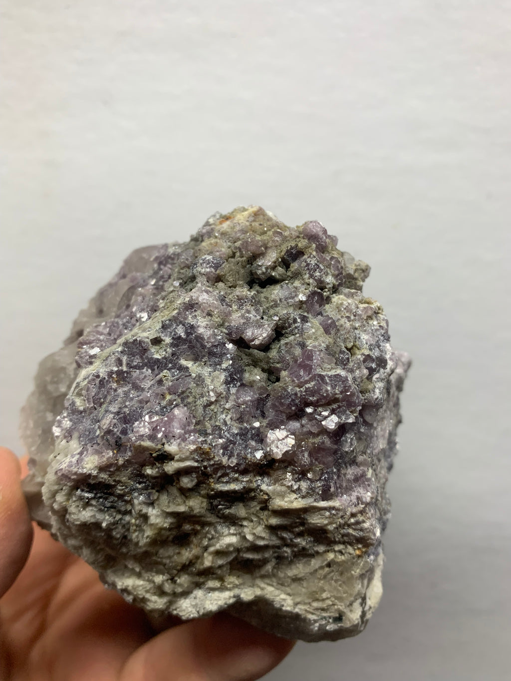 Maine Mt Mica Lepidolite with Smokey Quartz Crystal Cluster - Oxford County| Maine Purple Mica Mineral Specimen | Raw Natural Crystal | Large Collector Piece (660 grams)