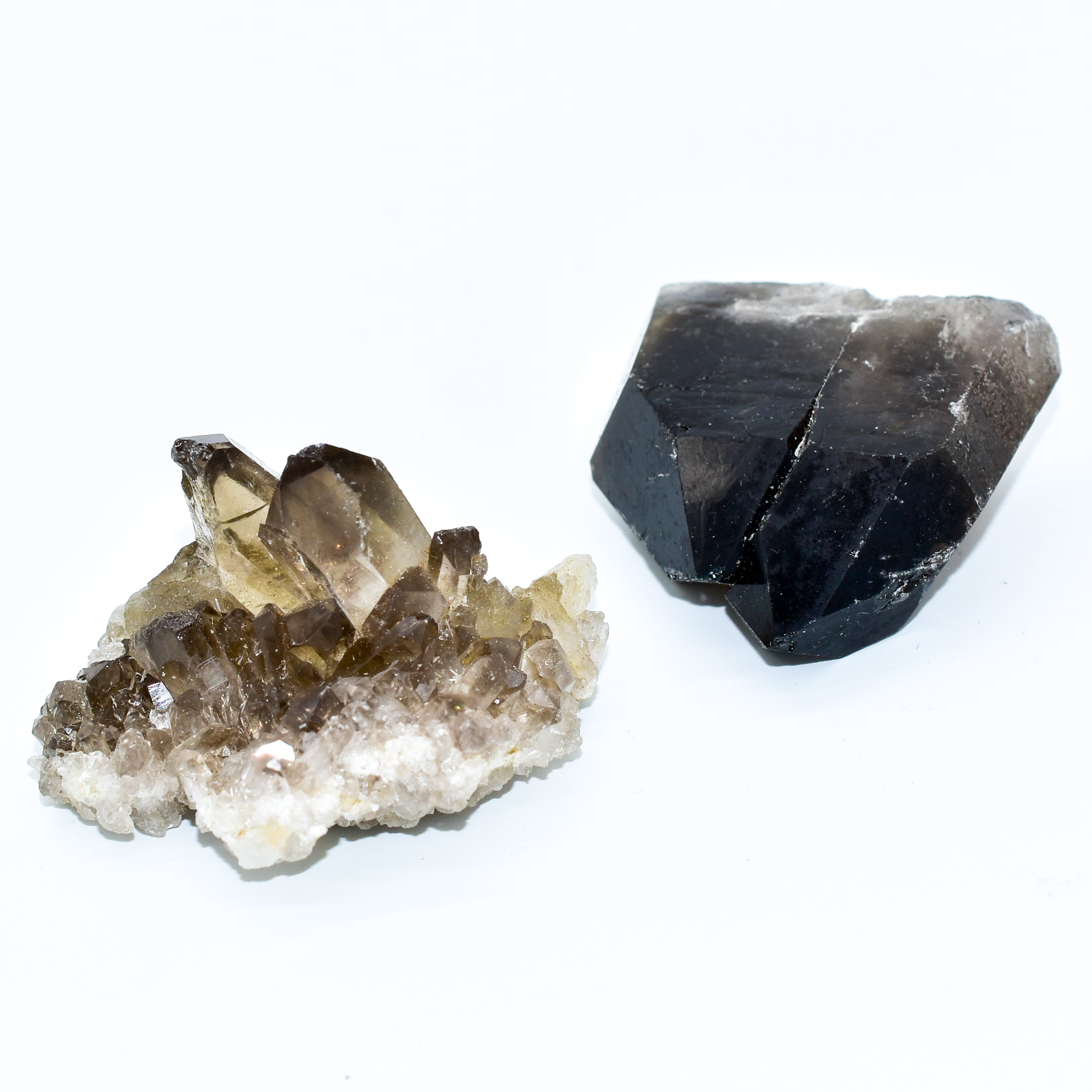 Grade A Smokey Quartz Clusters