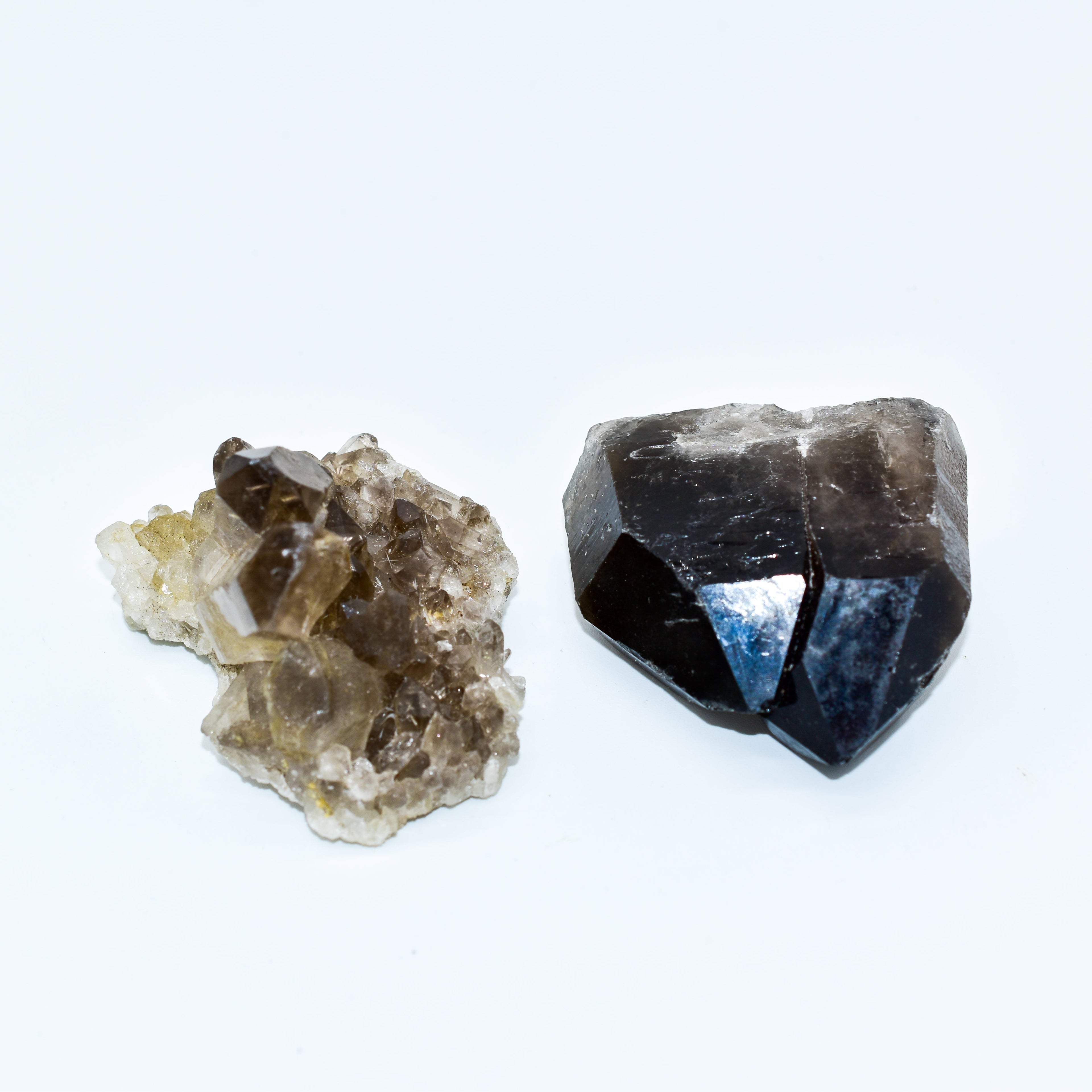 Grade A Smokey Quartz Clusters