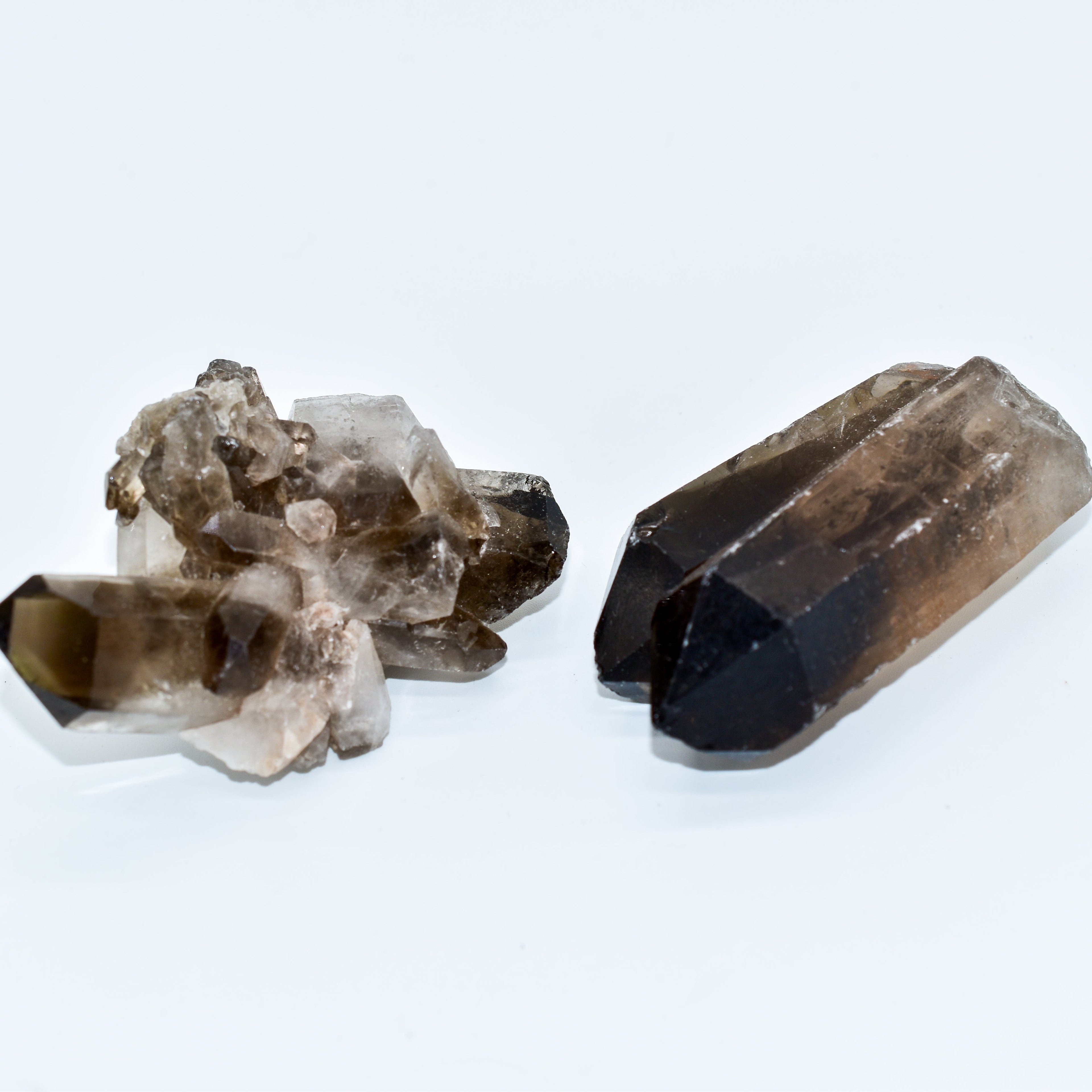 Grade A Smokey Quartz Clusters