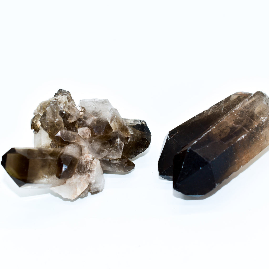 Grade A Smokey Quartz Clusters