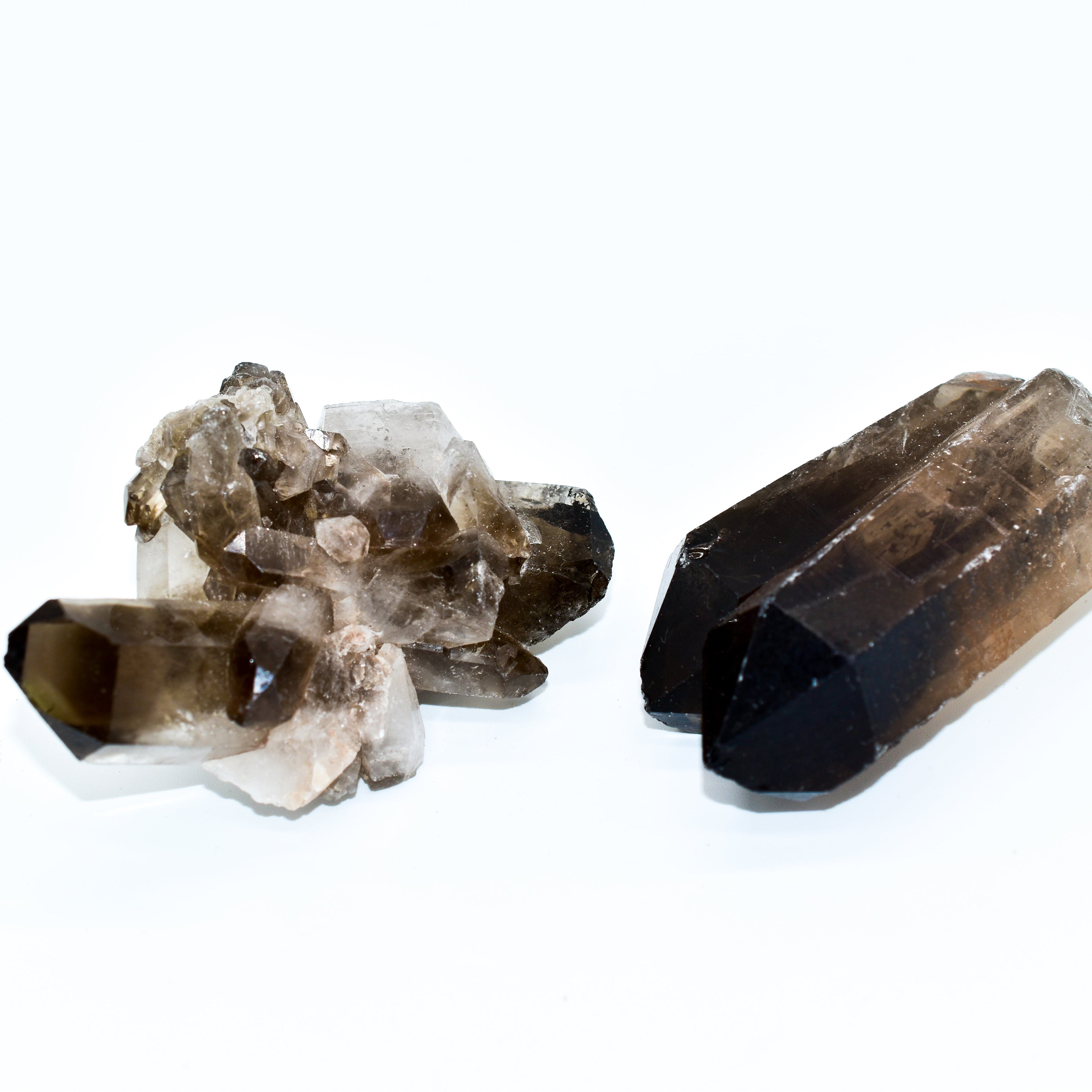 Grade A Smokey Quartz Clusters