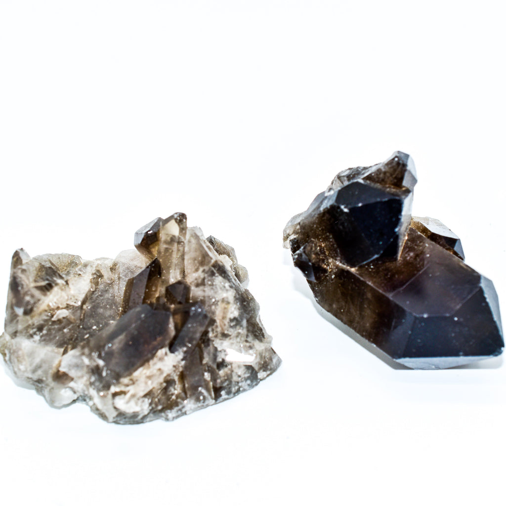 Grade A Smokey Quartz Clusters