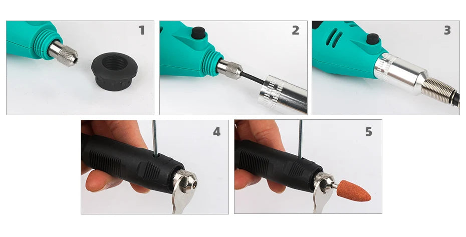 Mini Rotary Tool Drill Mini Grinder Hand Drill Polishing Machine mini drill box With Dremel Accessories Mini Dremel Drill