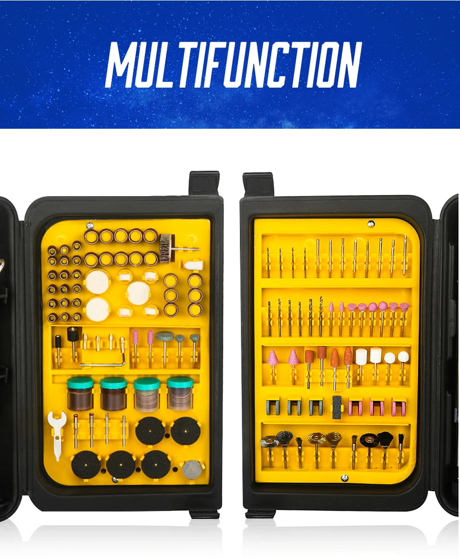 Mini Rotary Tool Drill Mini Grinder Hand Drill Polishing Machine mini drill box With Dremel Accessories Mini Dremel Drill