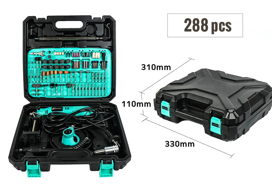 Mini Rotary Tool Drill Mini Grinder Hand Drill Polishing Machine mini drill box With Dremel Accessories Mini Dremel Drill