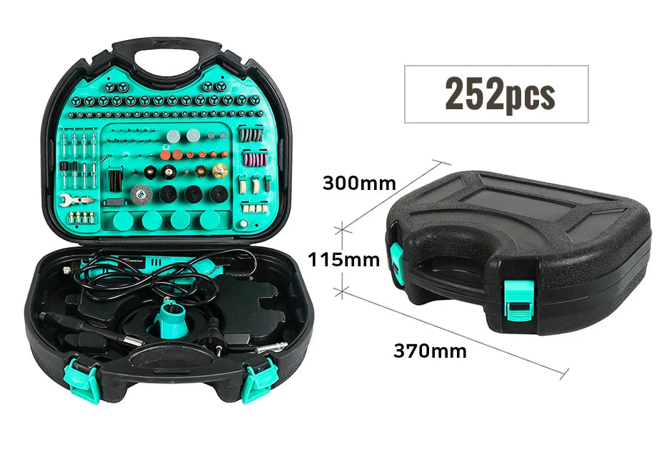 Mini Rotary Tool Drill Mini Grinder Hand Drill Polishing Machine mini drill box With Dremel Accessories Mini Dremel Drill