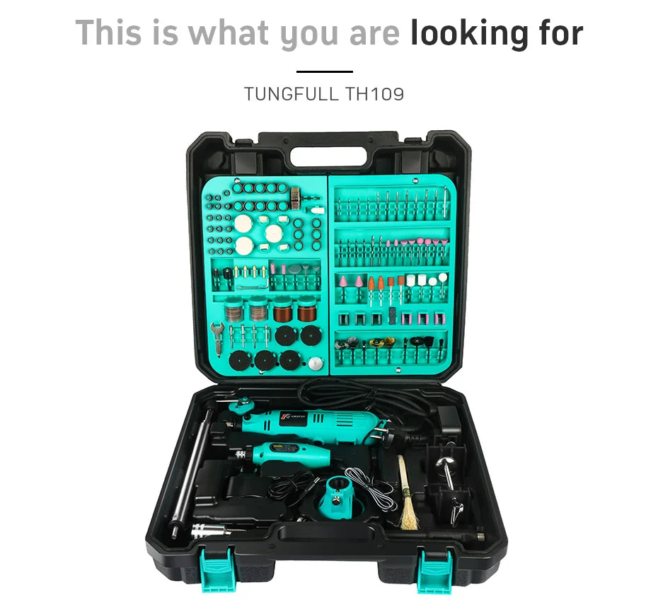 Mini Rotary Tool Drill Mini Grinder Hand Drill Polishing Machine mini drill box With Dremel Accessories Mini Dremel Drill