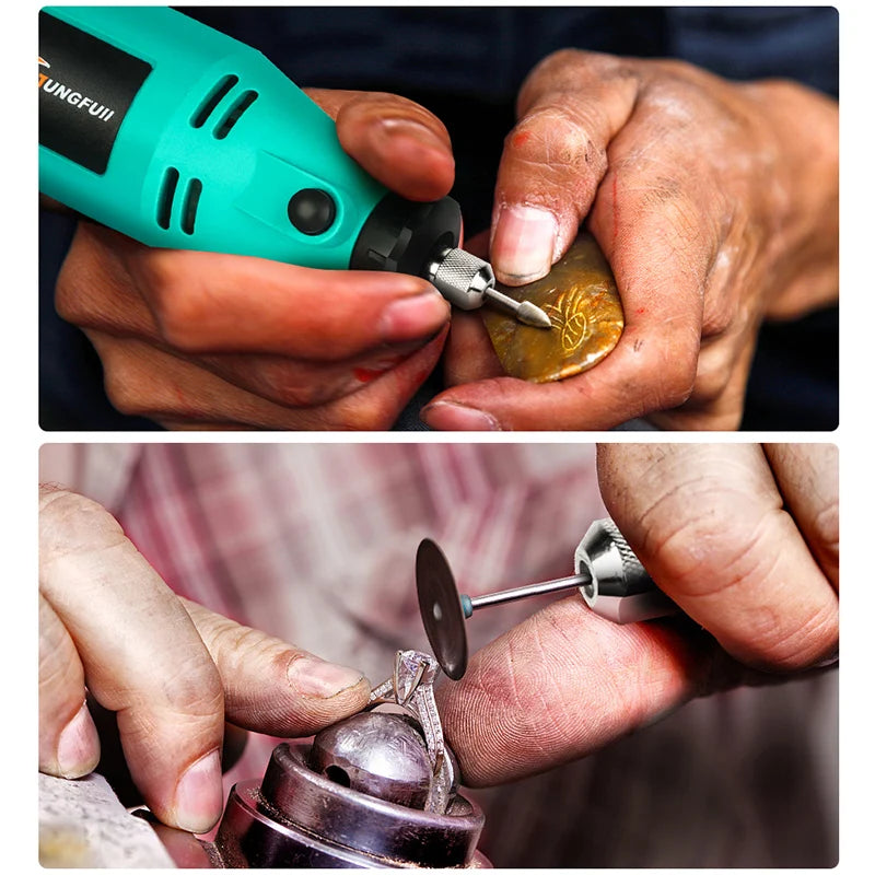 Mini Rotary Tool Drill Mini Grinder Hand Drill Polishing Machine mini drill box With Dremel Accessories Mini Dremel Drill
