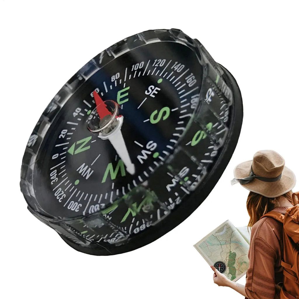 Portable Camping 45mm Compass Boating Navigation Compasses Emergency Adventure Travel Survival Tool For Traveling Mountaineering
