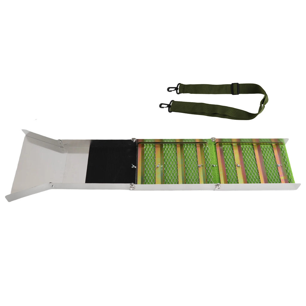 Gold Sluice Box Folding Gold Sluice Box Aluminum Alloy Portable Gold Mining Chute Panning Prospecting Recovery Tool