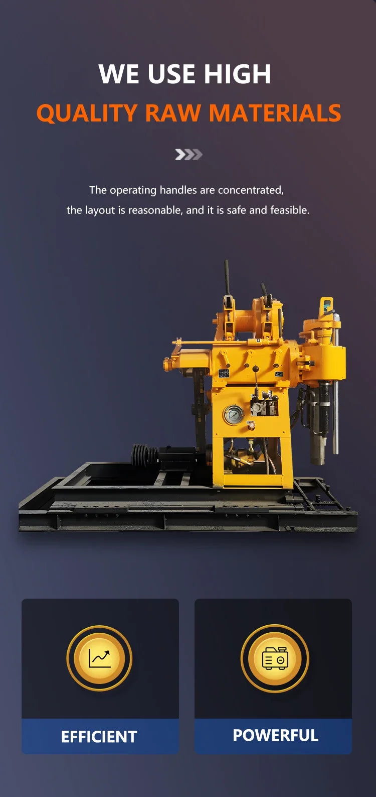 Mining Hydraulic Core Drilling Rig Machine Widely Using Track Mounted Rock Sampling Drill Rig Brunnen Bohrer Coring Drilling Rig