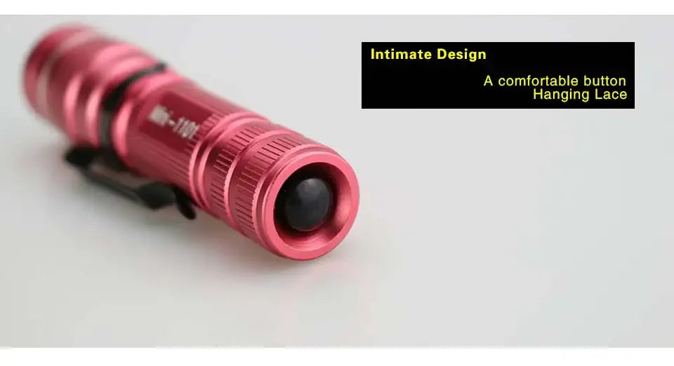 Mini LED Flashlight Q5 Portable Torch Flashlights 3 Modes Waterproof AA Battery Powered For Camping Hiking Emergency Lighting