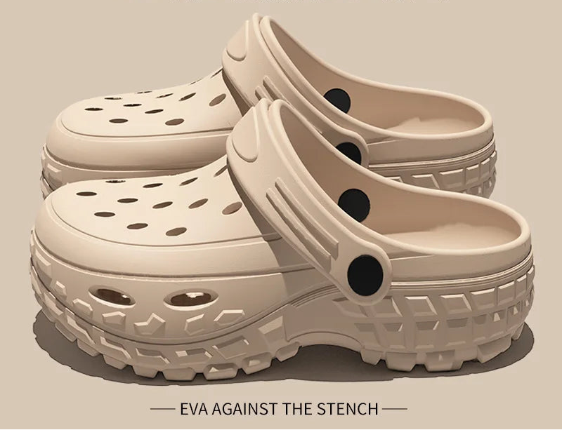 Men RockHollow Slip On's 2026 New Arrival Summer New EVA Soft-soled Slides Sandals Indoor Outdoor Walking Beach Shoes Flip Flops Mens Shoes