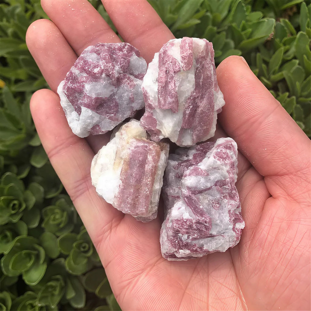 Natural Pink Tourmaline Rough Stone -  Crystal for Home & Office Decor, Ideal Holiday Gift for Festival, Home Decor Accent