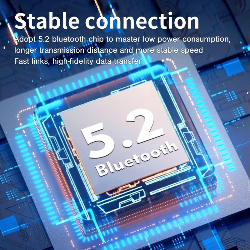 M26 Bone Conduction Wireless Headset Bluetooth 5.2 High Power Digital Display Voice Control To Answer Earless Business Headset