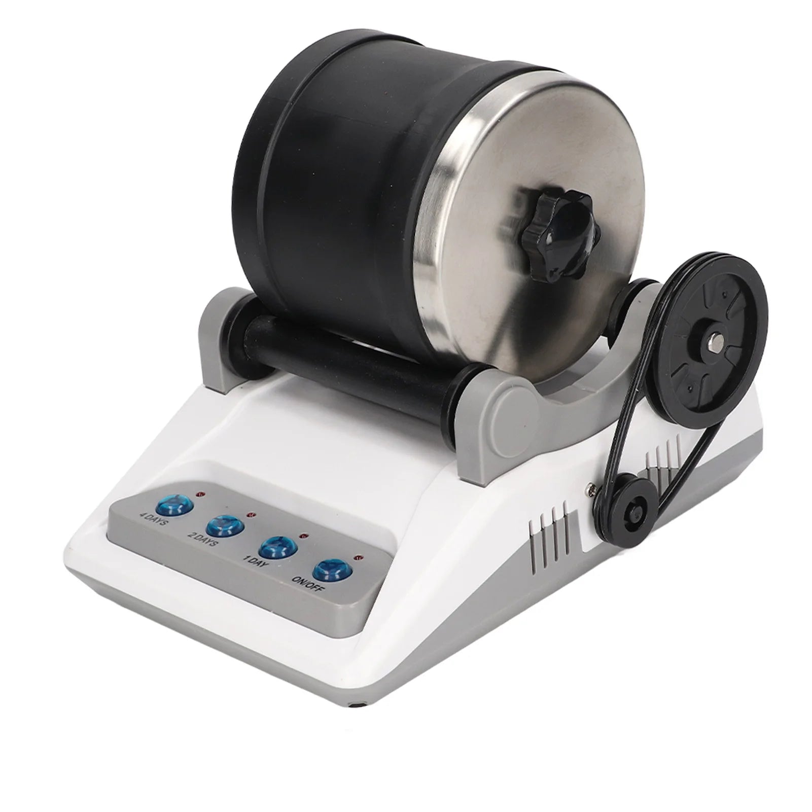 HS-403 Rock Tumbler Kit DIY Electric Rock Tumbler Toy with Rough Gemstones Polishing Grits for Adult Kids Polishing Machine
