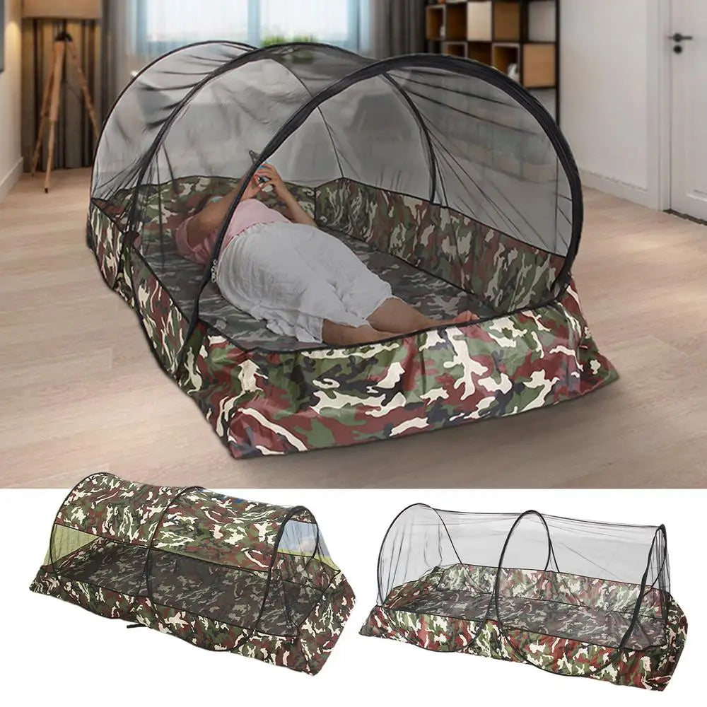 Outdoor Camping Net Tent Mesh Net Tents with Carry Bag Netting for Bed Patio Camping Travel Compact and Lightweight Tent Net