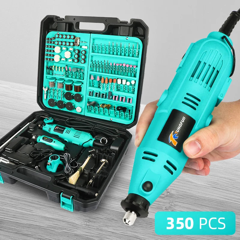 Mini Rotary Tool Drill Mini Grinder Hand Drill Polishing Machine mini drill box With Dremel Accessories Mini Dremel Drill