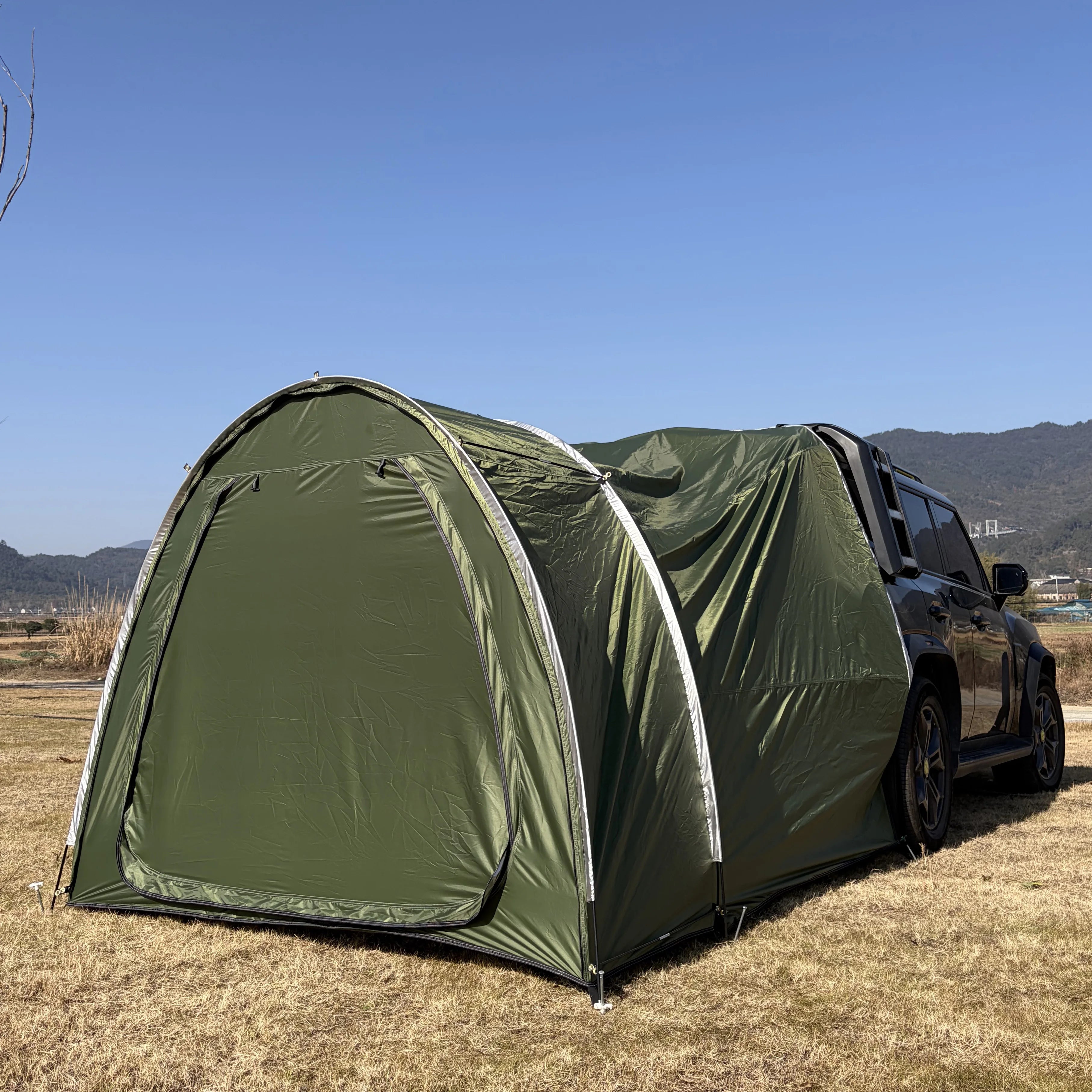 SUV Tent,2 Person Car Tent for Family, Waterproof & Windproof for Car Camping, Camping Tents with Storage Bag, SUV, Van,