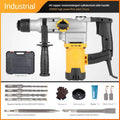 RockHollow Supply Co. Industrial Grade Professional All Copper Electric Hammer Multifunctional Impact Drill Household Specialized Concrete Tool
