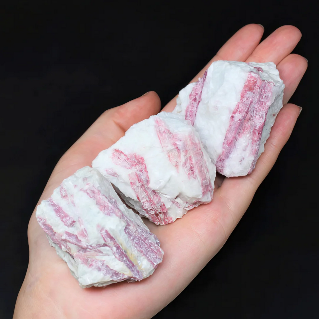 Natural Pink Tourmaline Rough Stone -  Crystal for Home & Office Decor, Ideal Holiday Gift for Festival, Home Decor Accent