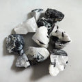 Natural Black Tourmaline Stone White Quartz Stone Repair Ore Home Decoration Stone Mineral Specimen Irregular Crystal Healing