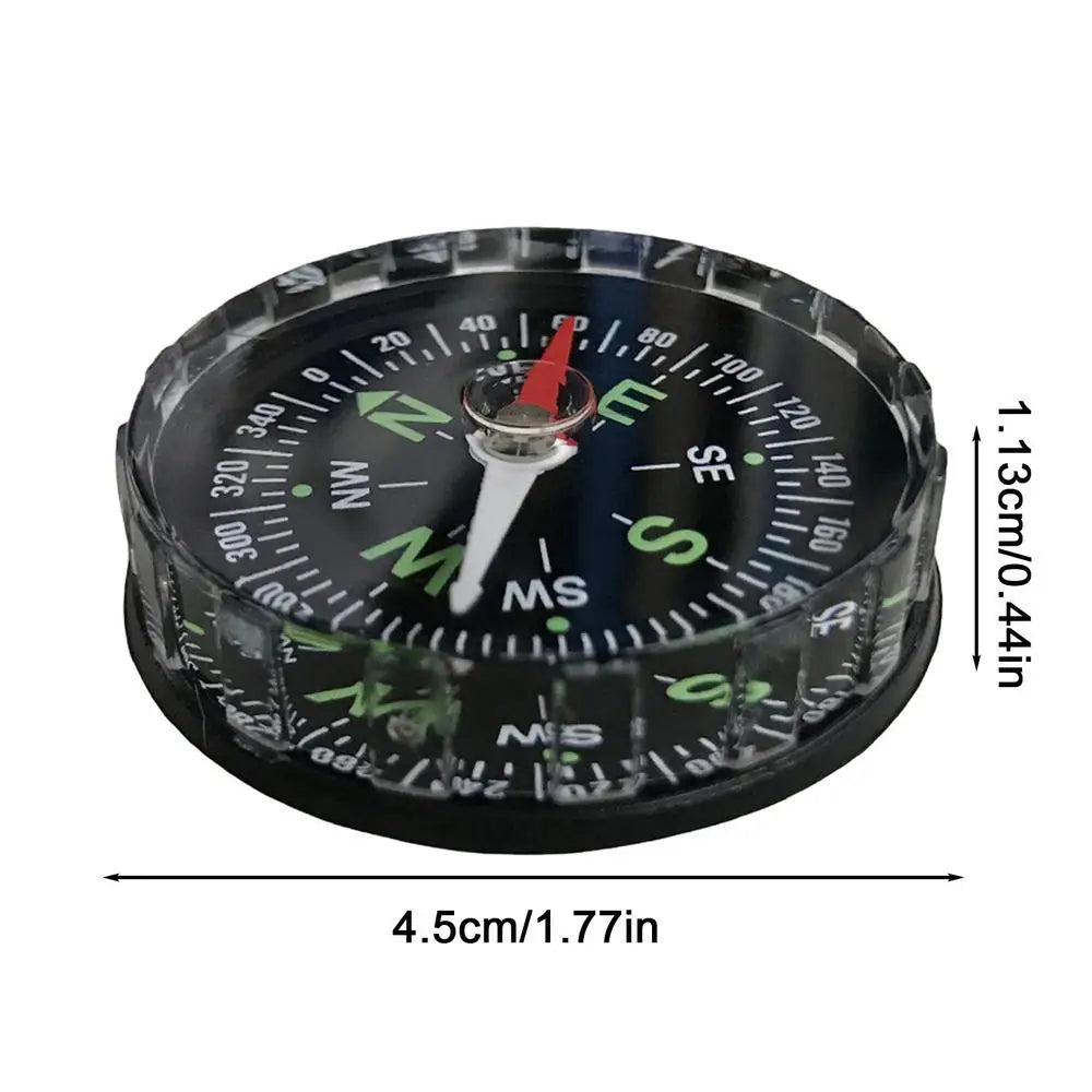 Portable Camping 45mm Compass Boating Navigation Compasses Emergency Adventure Travel Survival Tool For Traveling Mountaineering