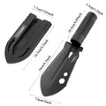 Survival Shovel 7 in 1 Multi-Function Entrenching Tool Heavy Duty Folding Spade with Pickaxe for Camping Emergency Gardening