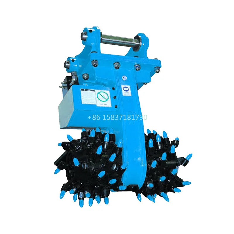 Milling Machine Hydraulic Rotating Chain Drum Cutter Mining Rock Milling Digging Machine for Milling Excavator Road Construction