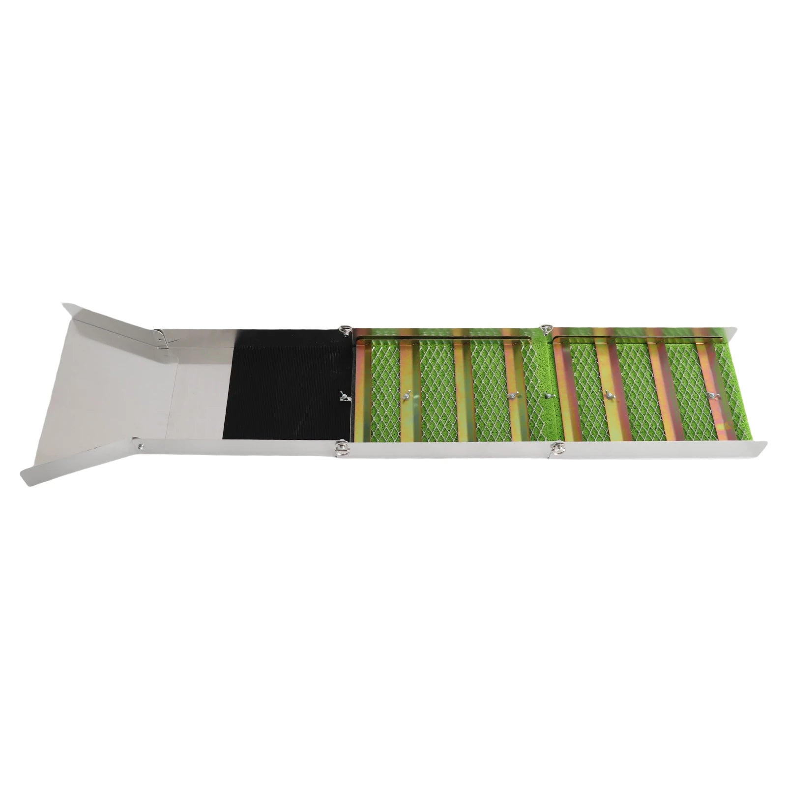 Gold Sluice Box Folding Gold Sluice Box Aluminum Alloy Portable Gold Mining Chute Panning Prospecting Recovery Tool