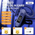M26 Bone Conduction Wireless Headset Bluetooth 5.2 High Power Digital Display Voice Control To Answer Earless Business Headset