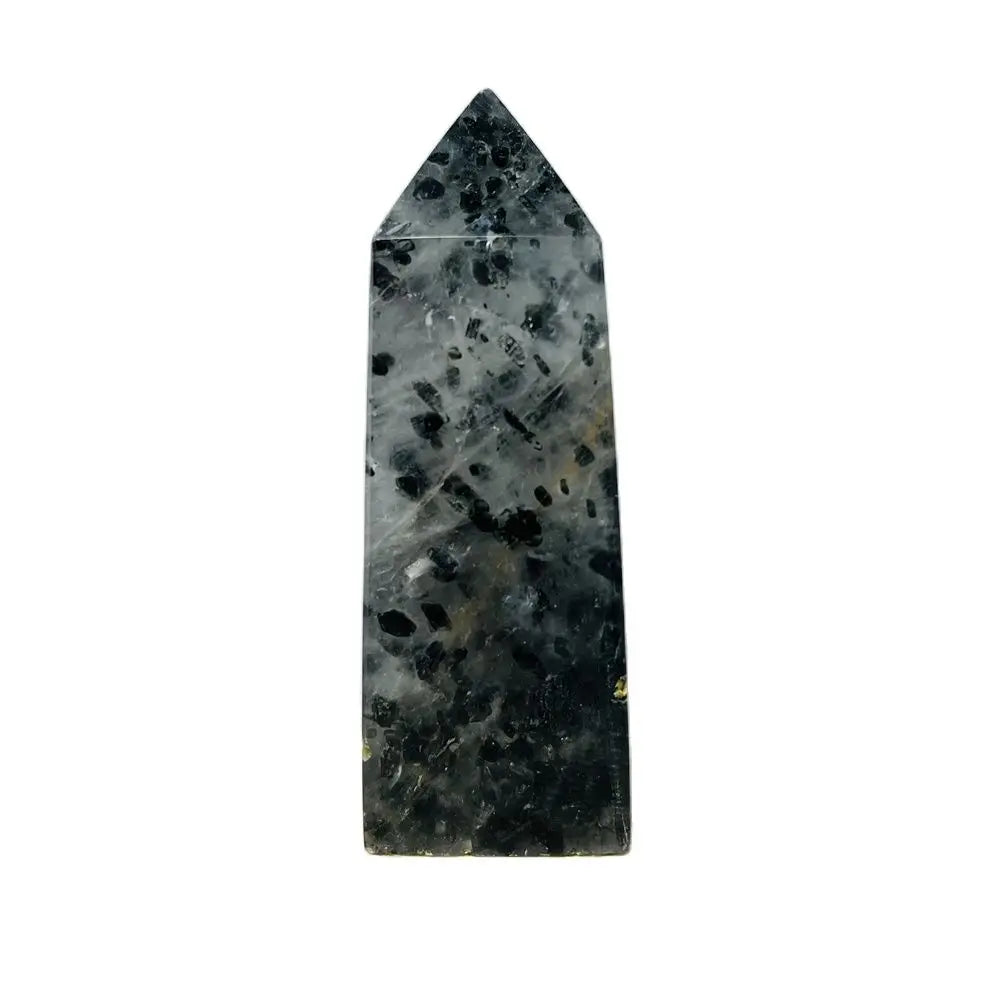 Black Tourmaline Tower Rainbow Crystal Epidote Crystal wand Stone Healing Spiritual Decoration Gift Witchcraft Meditation