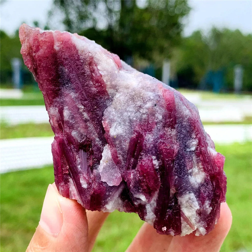 Many Pieces! Natural Pink Tourmaline Crystal Mineral Irregular Crushed Rock Specimen Rare Original Home Decoration
