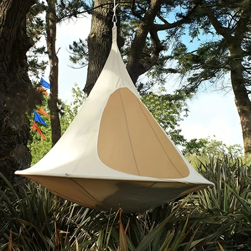 Hammock Outdoor Camping Travel Hammock Waterproof Hanging Hammock Sofa Hanging Swing Garden Hanging Tent Terrace Decoration