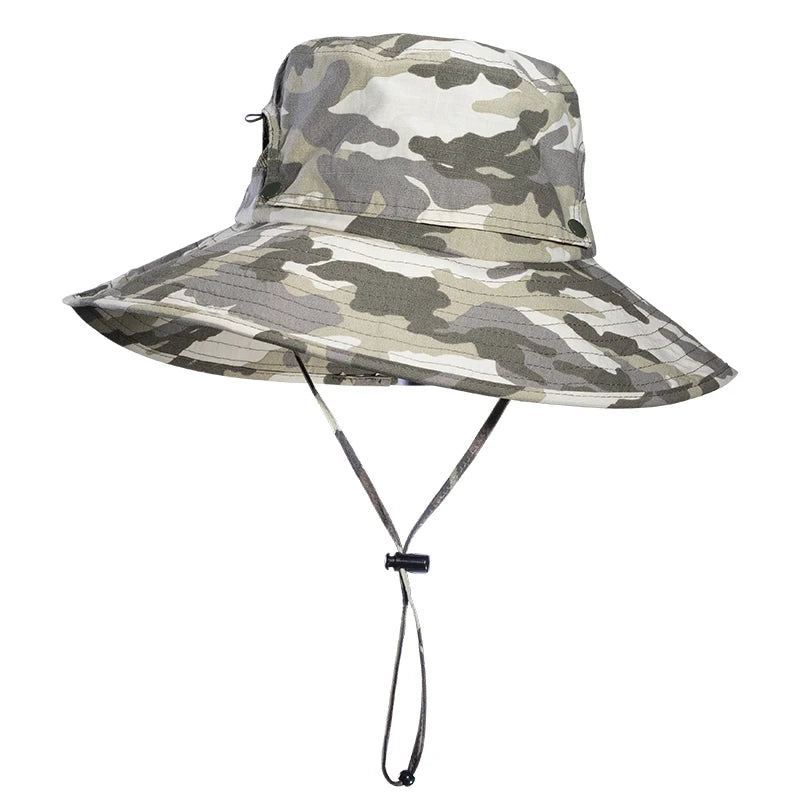 ROCKBROS Sun Hats Bucket Hats Summer Spring Breathable Adjustable Outdoor Anti-sun Sports Travel Beach Fishing Caps Adjult