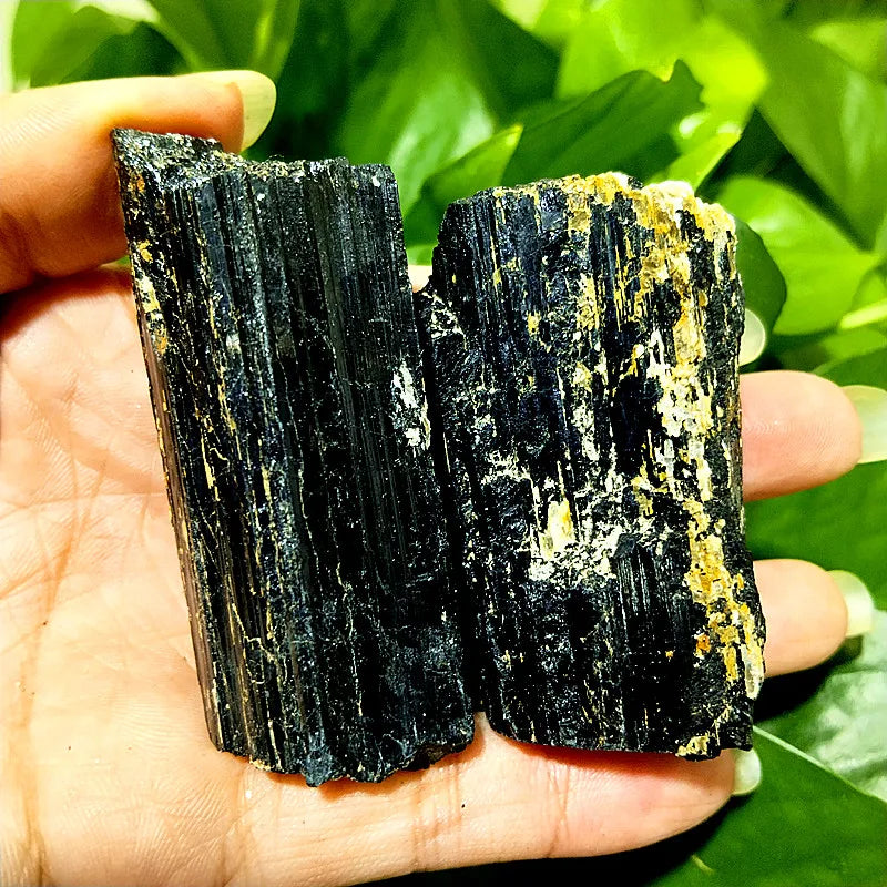 Natural Black Tourmaline Raw Crystal Stone Mineral Specimen Room Decor Home Spiritual Energy Meditation Piedras Naturales y Mine