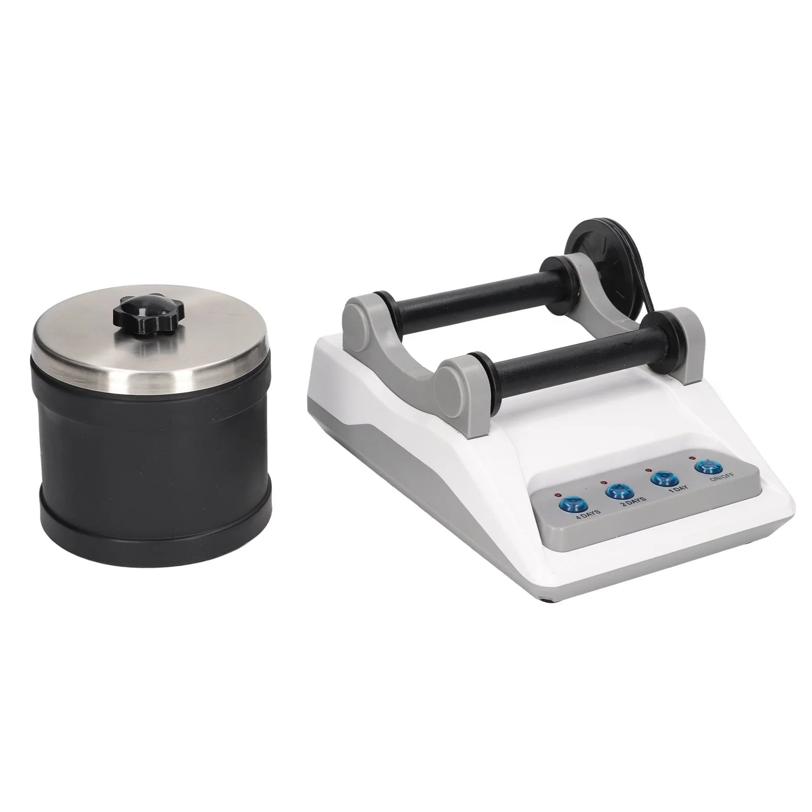 HS-403 Rock Tumbler Kit DIY Electric Rock Tumbler Toy with Rough Gemstones Polishing Grits for Adult Kids Polishing Machine