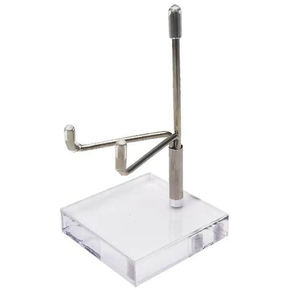 Metal Mineral Display Glassball Base Stand With Acrylic Base For Crystal Ball Base Stone Shelf