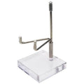 Metal Mineral Display Glassball Base Stand With Acrylic Base For Crystal Ball Base Stone Shelf