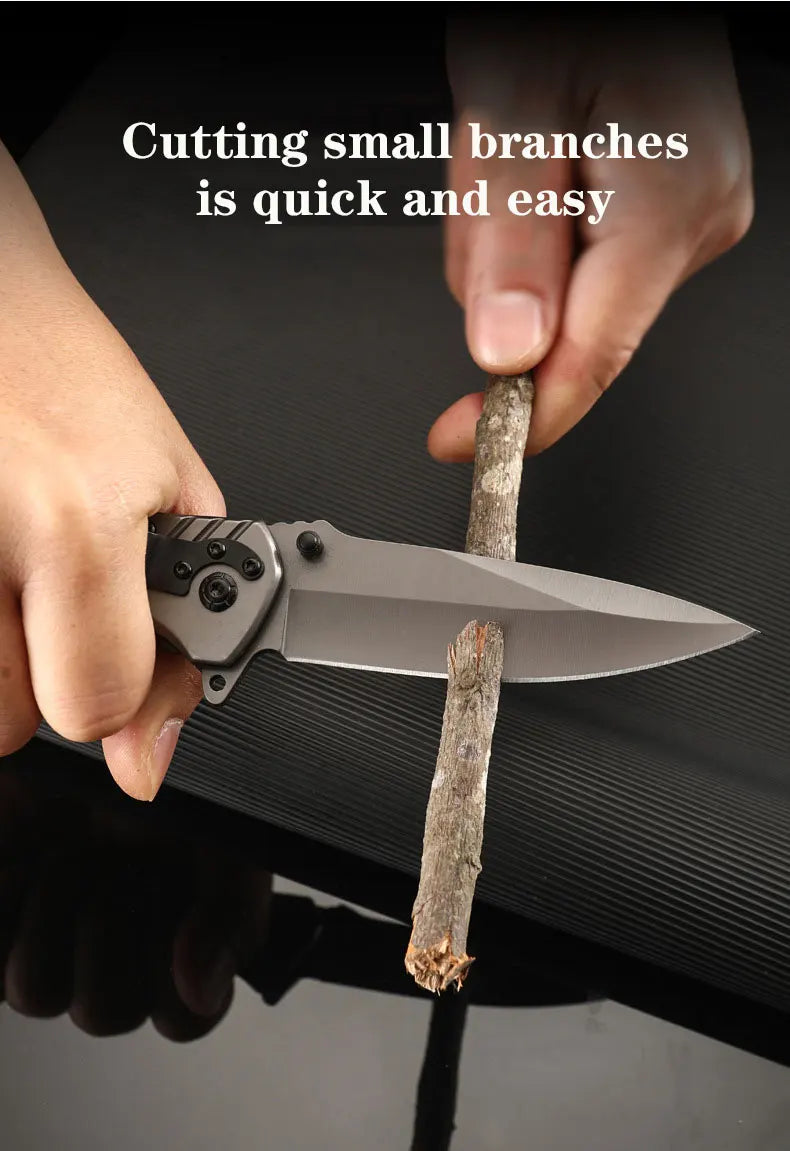 Camping Pocket Knife Outdoor Multifunctional Folding Knife Tactical Defense Knife Outdoor Survival Camping Sharp Knives