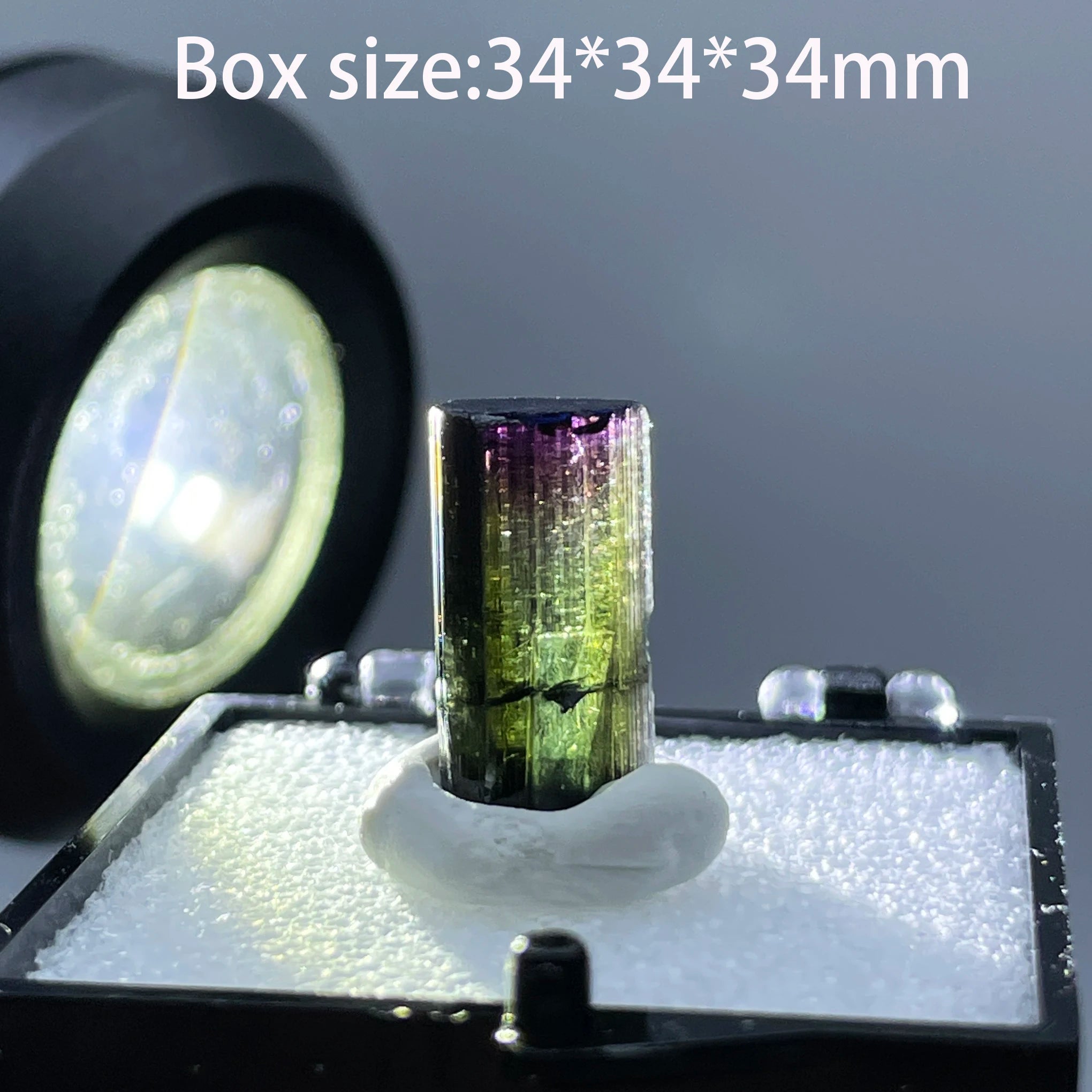 100% Natural Raw Stone Colorful African GreenTourmaline Quartz Crystal Mineral Specimen Teaching Rock Home Decoration Gift Healing
